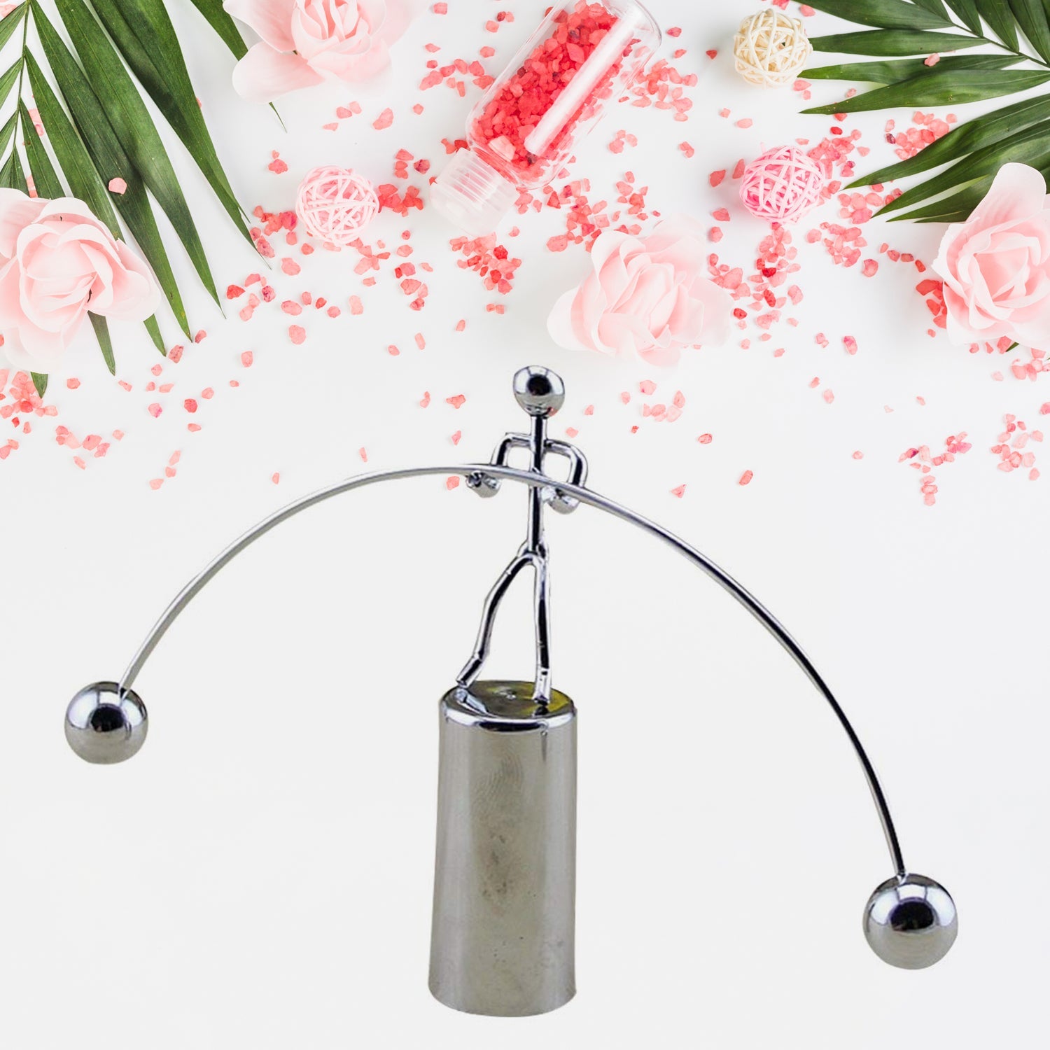 7875 Mini Steel Balance Toy, Decoration Pendulum Newton Cradle Balance Ball Tumbler Desk Toy Metal Man Home Home Decoration Crafts DeoDap 7875 Mini Steel Balance Toy, Decoration Pendulum Newton Cradle Balance Ball Tumbler Desk Toy Metal Man Home Home Decoration Crafts DeoDap